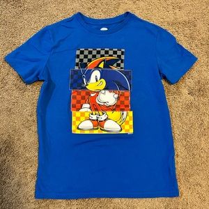 Blue Sonic the hedgehog T-shirt